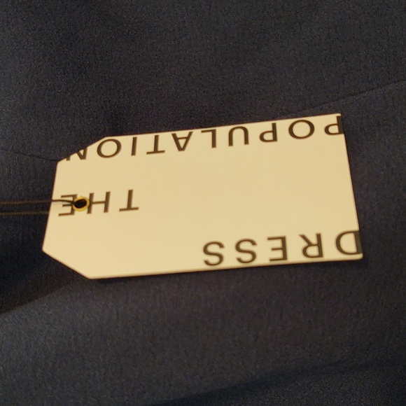 NWT Dress The Population One Shoulder Tiffany Peacock Blue Dress L - Picture 6 of 9